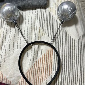 Alien antenna headband - silver